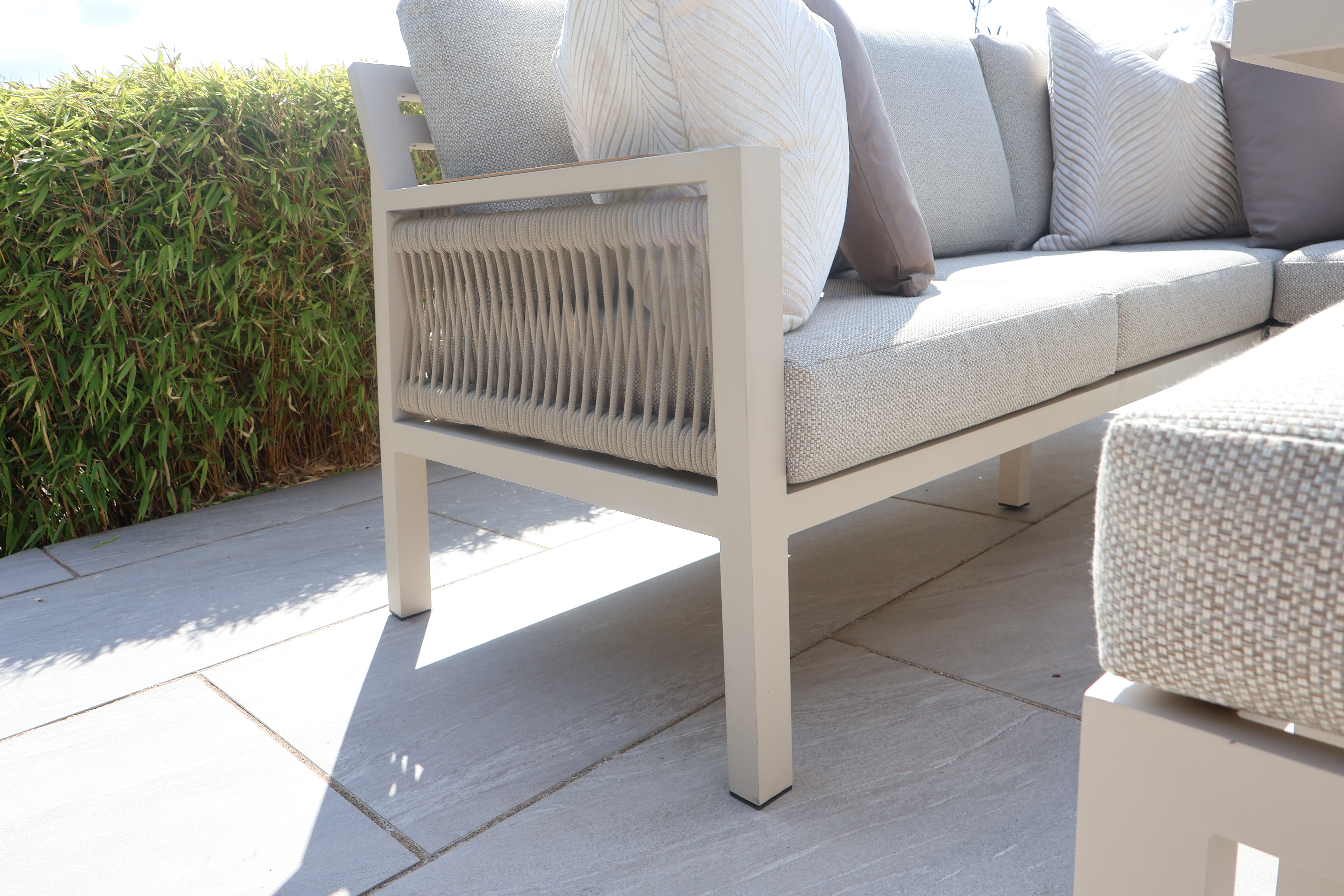 Chimes - Lucca Aluminium Casual Corner Dining Set - Left Hand